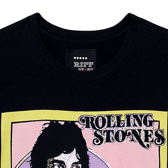 Mick Jagger Rolling Stones RIFF STARS rock Official T-Shirt L NWT - Picture 7 of 7